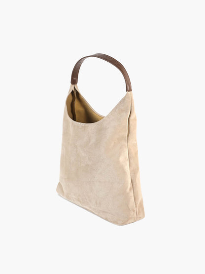 Suède Schoudertas Elegante Minimalistisch Stijl