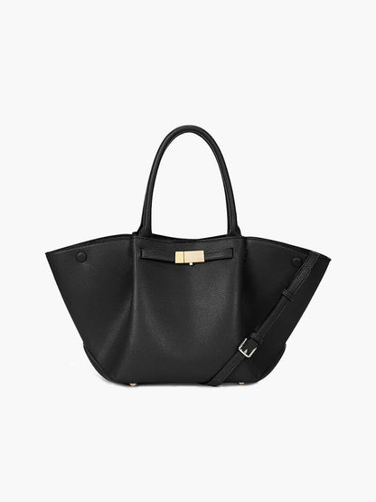 Grote Dames Shopper van Kunstleer Stijlvol Zwart