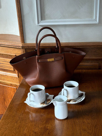 Grote Dames Shopper van Kunstleer Stijlvol Zwart