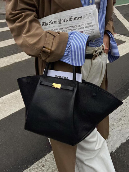 Grote Dames Shopper van Kunstleer Stijlvol Zwart