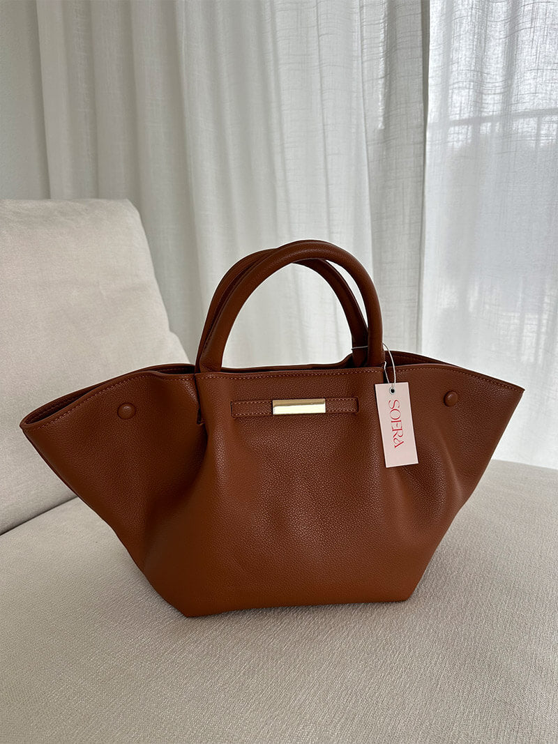 Grote Dames Shopper van Kunstleer Stijlvol Zwart