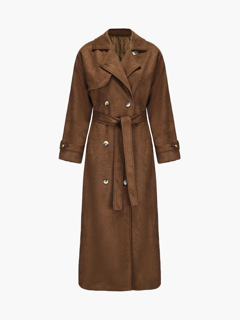 Trenchcoat Dames Klassiek Waterdicht Langer Model