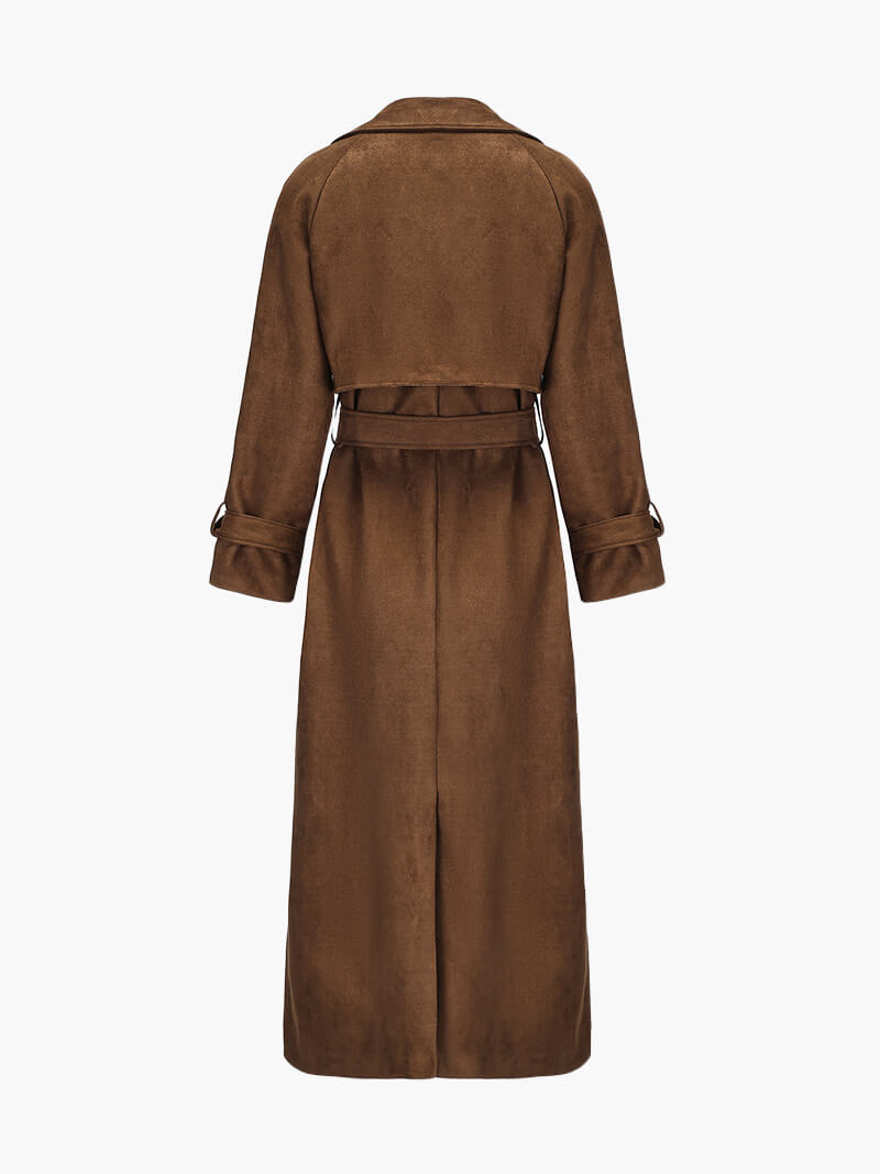 Trenchcoat Dames Klassiek Waterdicht Langer Model