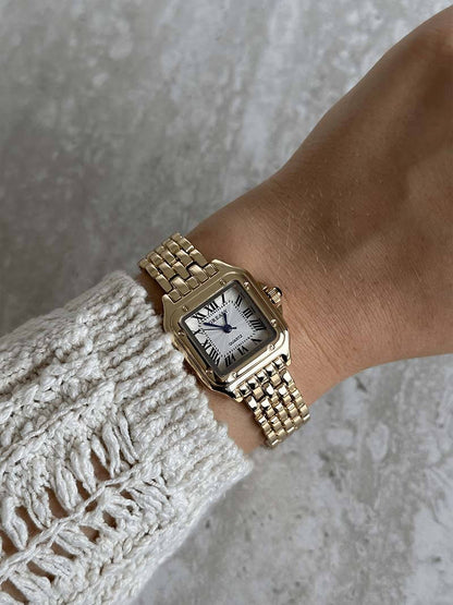 Dameshorloge Quartz Vintage Look Goud of Zilver