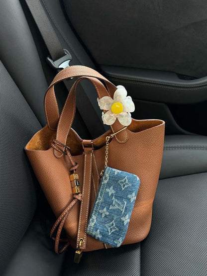 Kunstleder Bucket Bag Grote Capaciteit Stijlvol