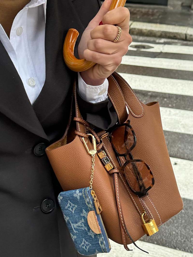 Kunstleder Bucket Bag Grote Capaciteit Stijlvol