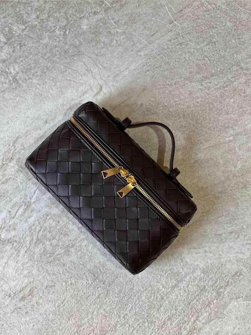 Kunstleer Schoudertas Gevlochten Stijl Compact