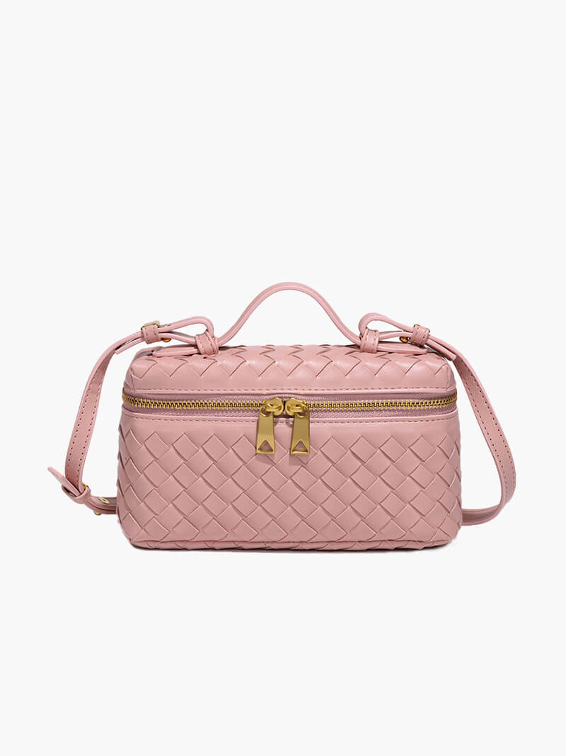 Kunstleer Schoudertas Gevlochten Stijl Compact