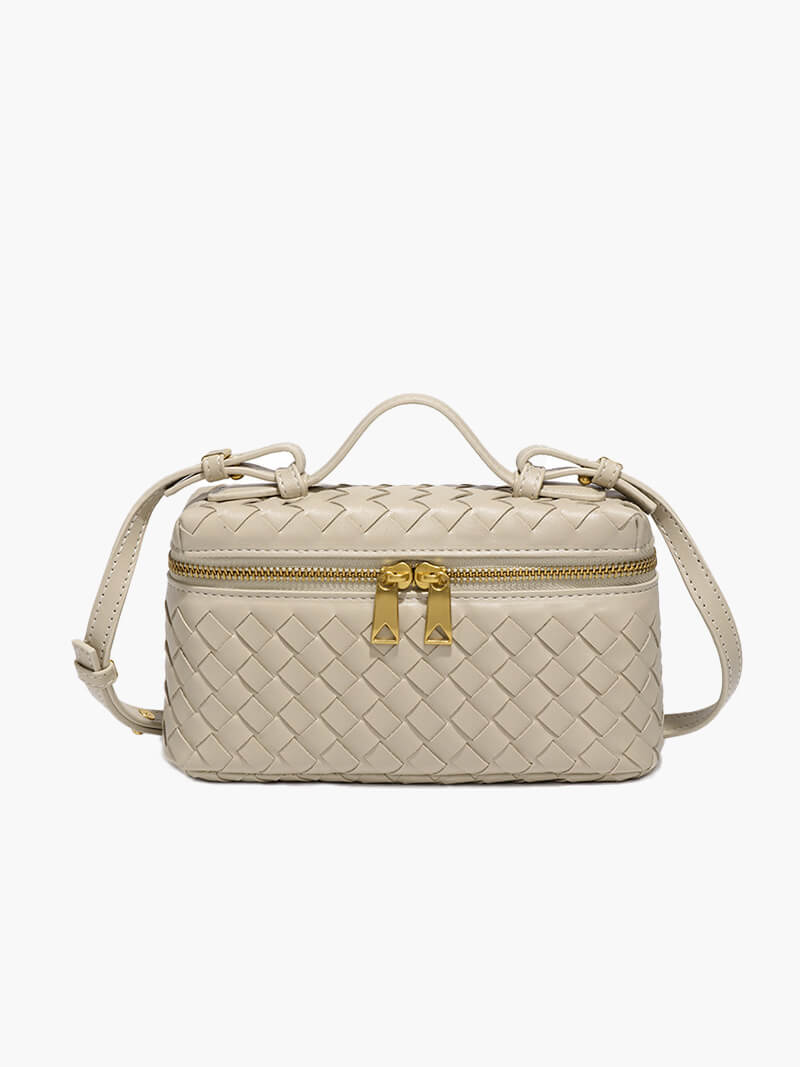 Kunstleer Schoudertas Gevlochten Stijl Compact