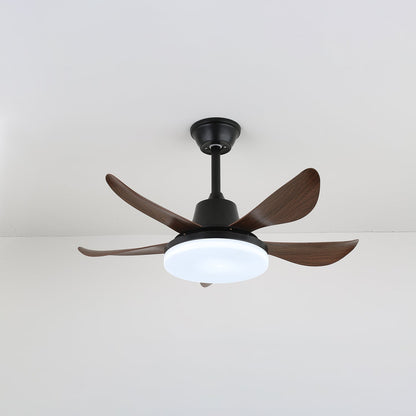 Plafondventilator met Verlichting 91cm – Modern Design met Hout-Effect Bladen & LED – 6 Snelheden – Met Afstandsbediening