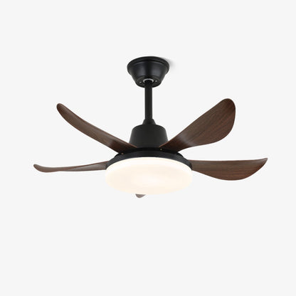 Plafondventilator met Verlichting 91cm – Modern Design met Hout-Effect Bladen & LED – 6 Snelheden – Met Afstandsbediening