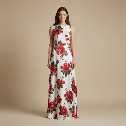 Vrouwelijke Bloemjurk Elegante Lente Zomer Stijl - StudioMarella