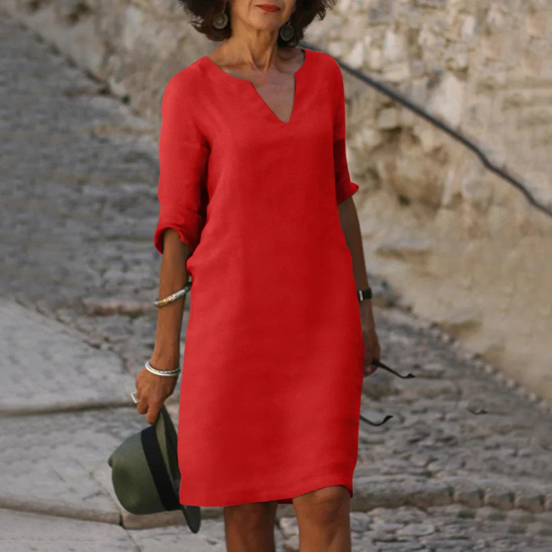 Sofia | Comfort en Elegantie in Één Mini-Jurk 5