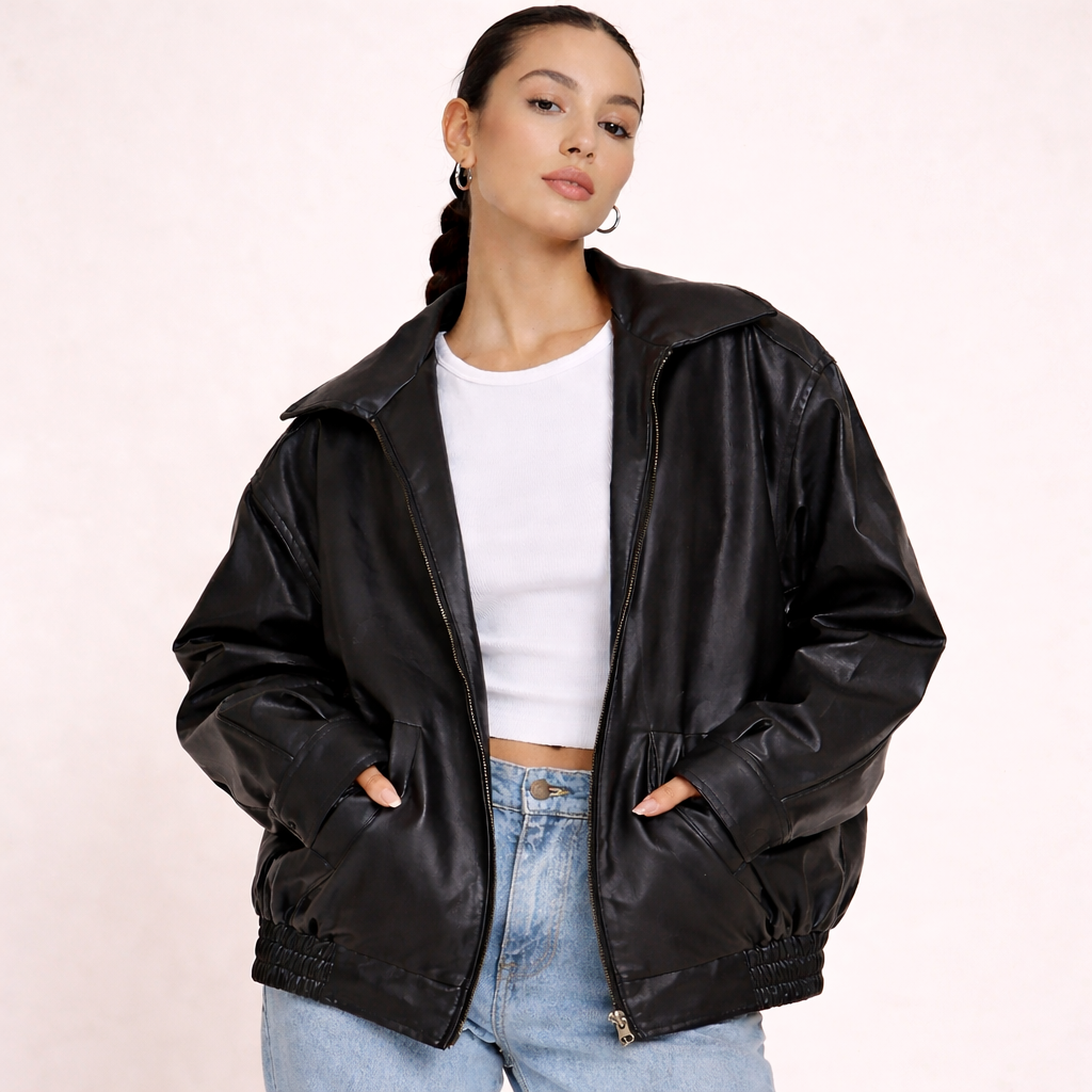 Sofia | Giacca in pelle da donna versatile e resistente 7