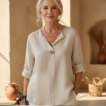 Sofie | Casual Damesblouse met V-Hals 1
