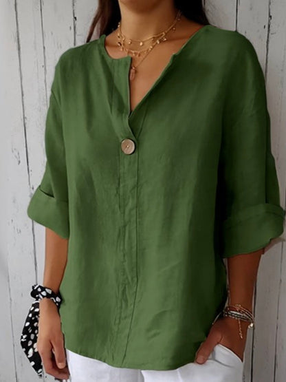 Sofie | Casual Damesblouse met V-Hals 6
