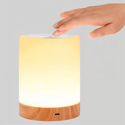 LED Dimbare Bedlamp met Touch-Bediening – Draadloos Oplaadbaar Nachtlampje met RGB Sfeerverlichting