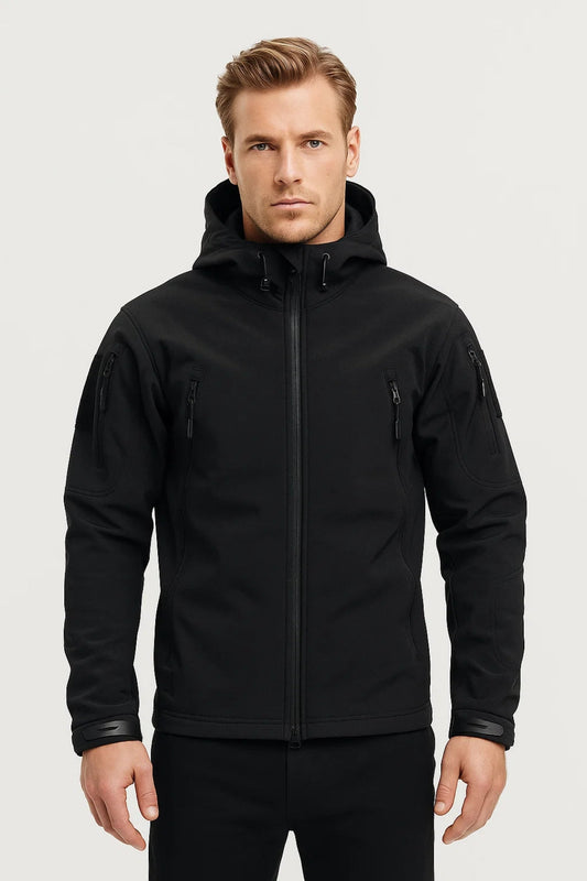 Heren Tussenjas met Capuchon en Rits Waterdicht Casual - StudioMarella