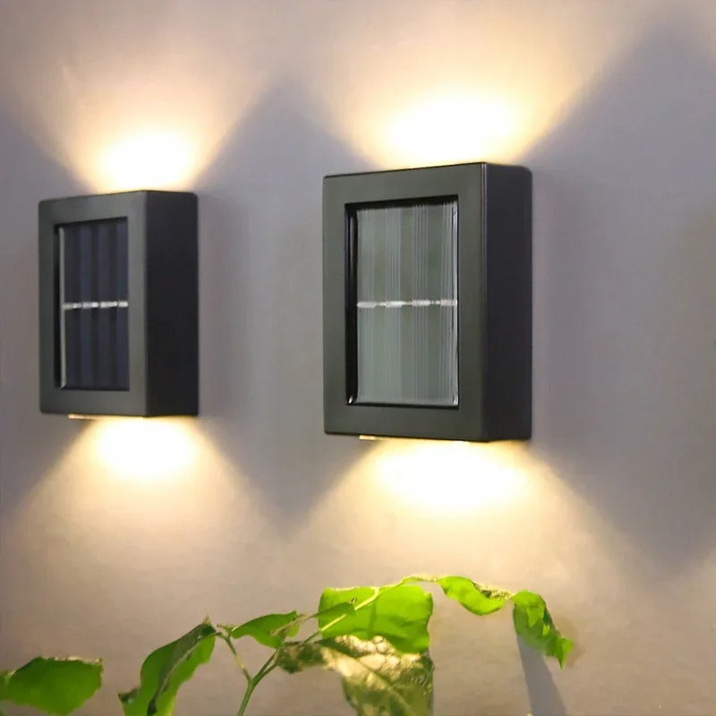 LED Solar Buitenlamp Draadloos Warmwit 3000K Weerbestendig IP65 Bewegingssensor Wandverlichting Terras Tuin Balkon Energiezuinig Tuinverlichting 8 Uur Accuduur