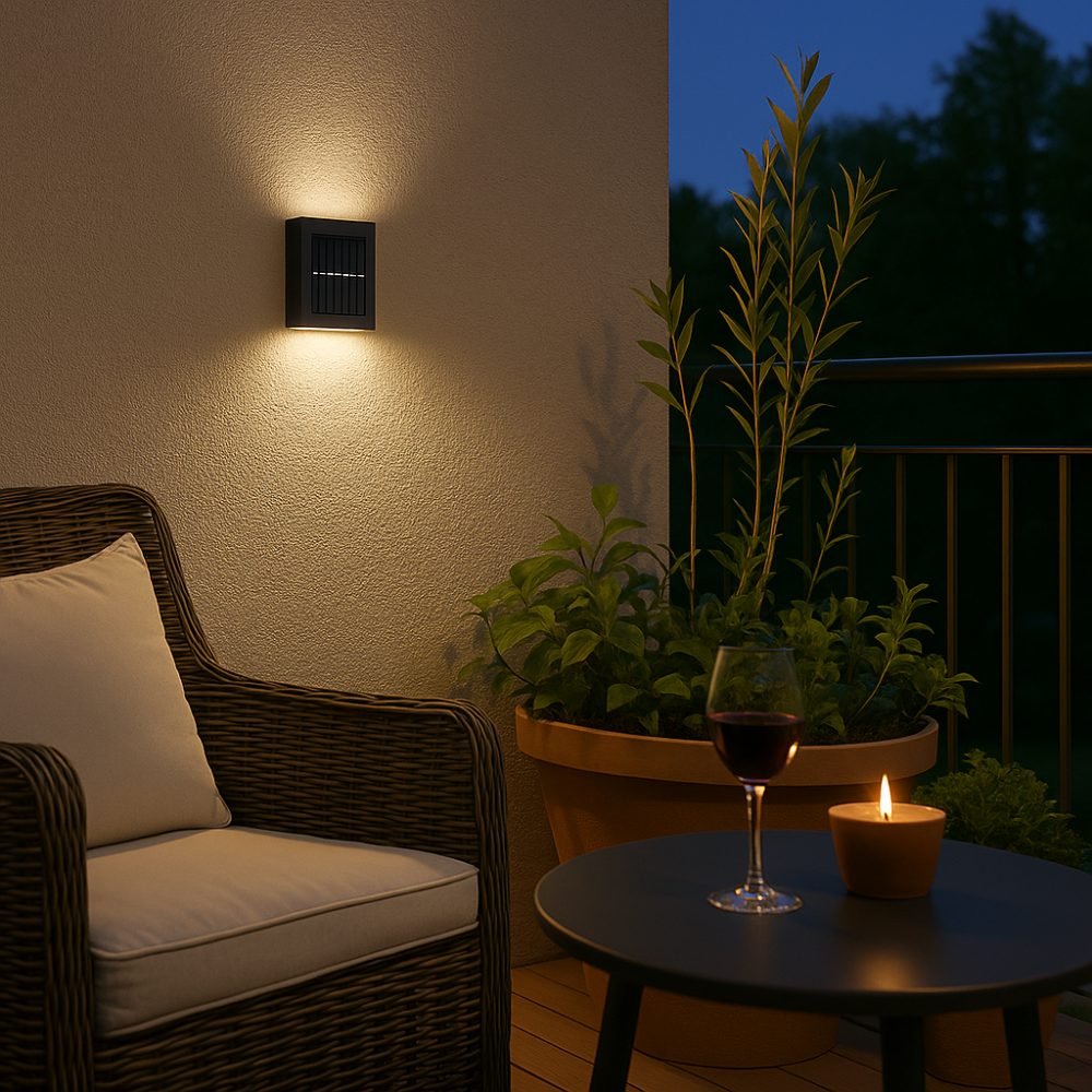 LED Solar Buitenlamp Draadloos Warmwit 3000K Weerbestendig IP65 Bewegingssensor Wandverlichting Terras Tuin Balkon Energiezuinig Tuinverlichting 8 Uur Accuduur