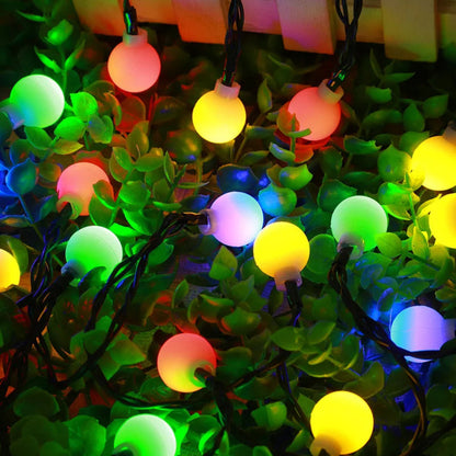 Solar LED Tuinverlichting Snoer Weerbestendig Meerkleurig Buiten Automatische Schemersensor Terras Decoratie