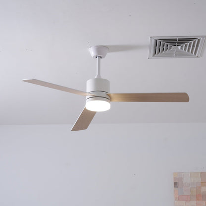 Plafondventilator met LED-verlichting Ø132 cm - 6 snelheden met afstandsbediening - energiezuinig design voor slaapkamer en woonkamer