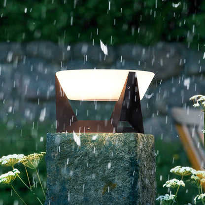 Solar Tuinlamp LED Wandverlichting Warmwit IP65 Waterbestendig Zwart Modern Design voor Terras Tuin en Entree