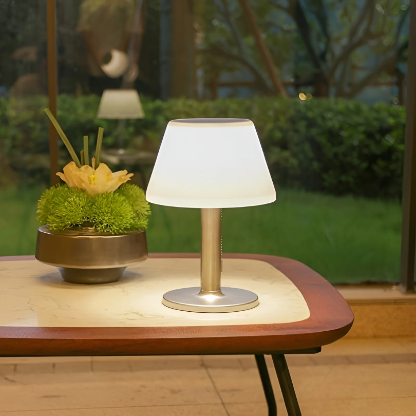 Solarlamp Buiten Tafellamp LED Draadloos Weerbestendig Tuin Terras Balkon Sfeerverlichting Zonne-energie Tuinlamp