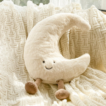 Zon en Maan Kussen Set — Hemelse Harmonie Decoratief Sierkussen Mystiek Design 28cm 48cm