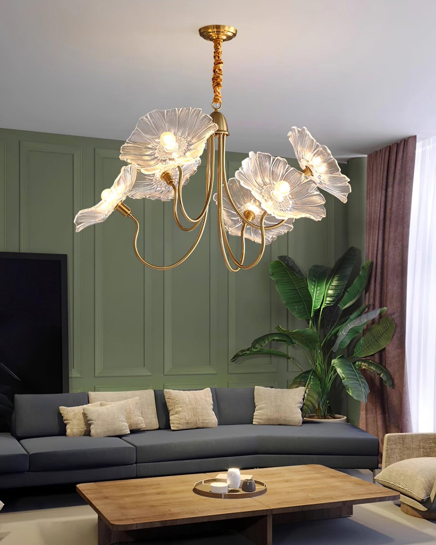 Kroonluchter Bloemdesign Modern Sierlijk