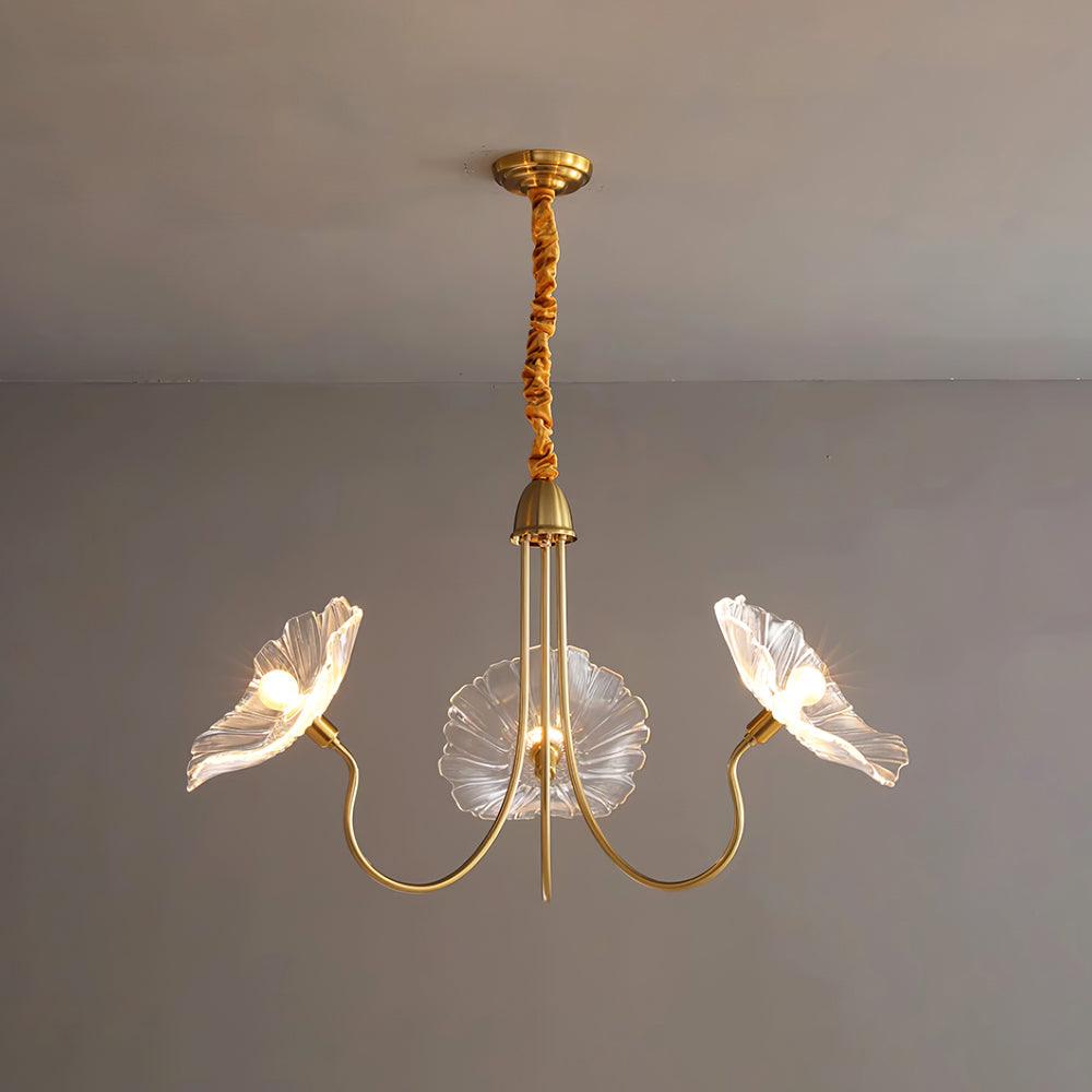Bloem Kroonluchter Lamp Met Uniek Design