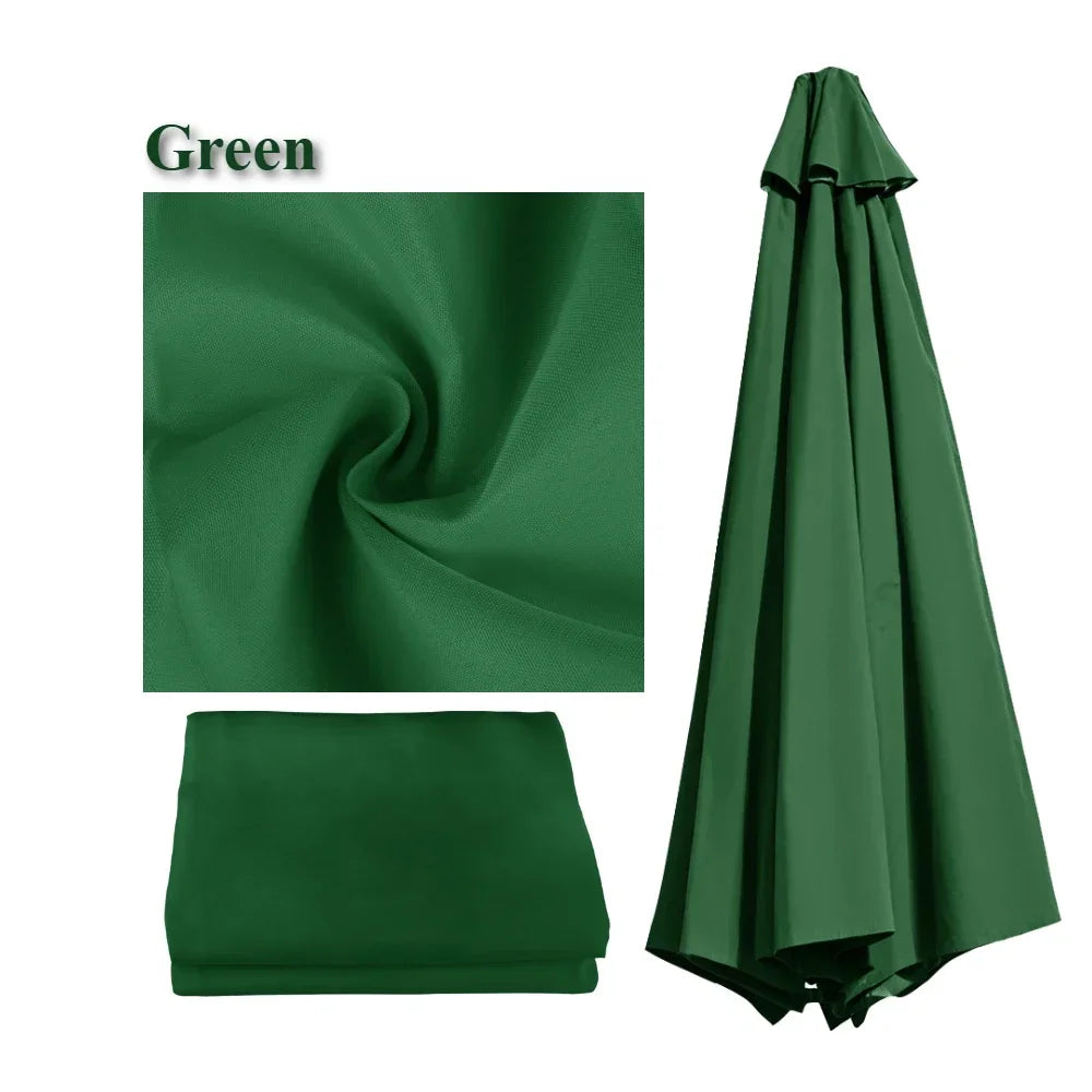 Vervangingshoes voor parasol 6/8 spaken waterafstotend met ventilatie 2-3 meter