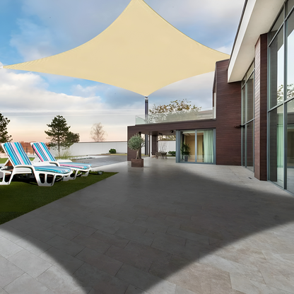 Schaduwdoek Rechthoekig Waterdicht Terras Tuin Balkon Zonnedoek Zonwering Zwembad Zonnezeil Schaduwdoeken Antraciet