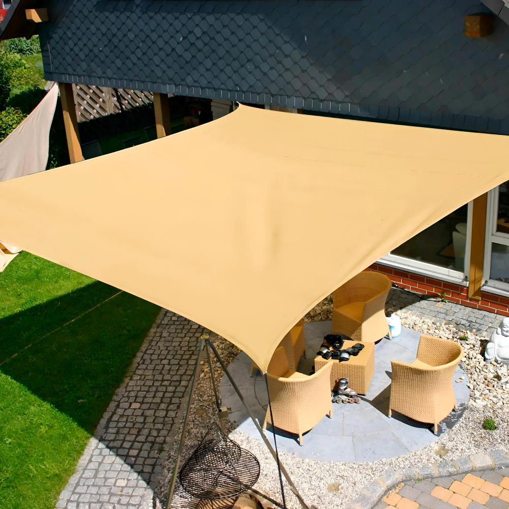 Schaduwdoek Zwembad Groot Waterdicht UV-Bescherming Tuin Terras