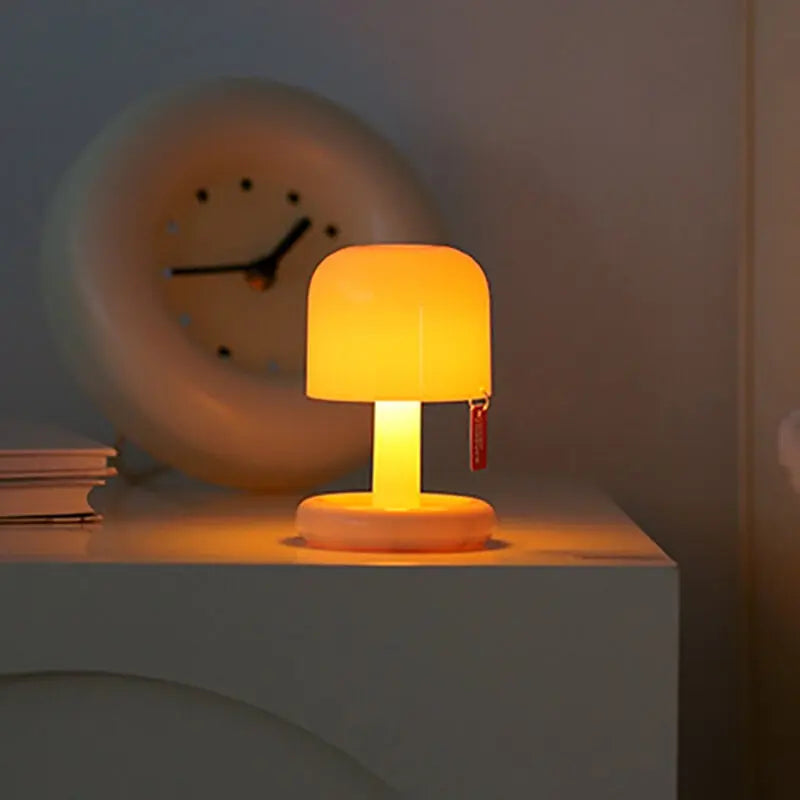 Nachtlampje met Warm LED-Licht Zonsondergang-Sfeer Compact USB-Dimbaar Sfeerlamp