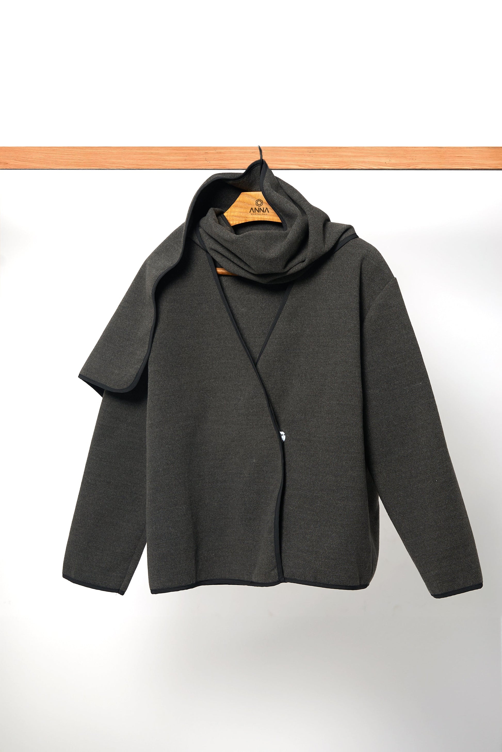Dames Korte Mantel Franse Stijl Sjaal Inclusief Elegant Design - StudioMarella