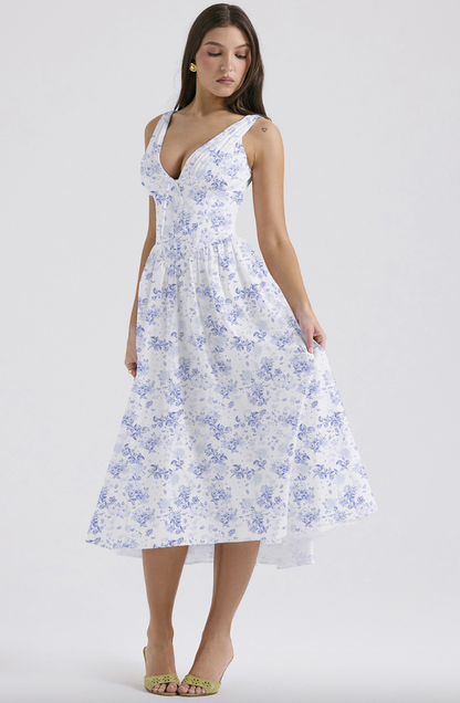 Sophia Bloemenjurk | Elegante Zomerjurk Dames Maxi 2