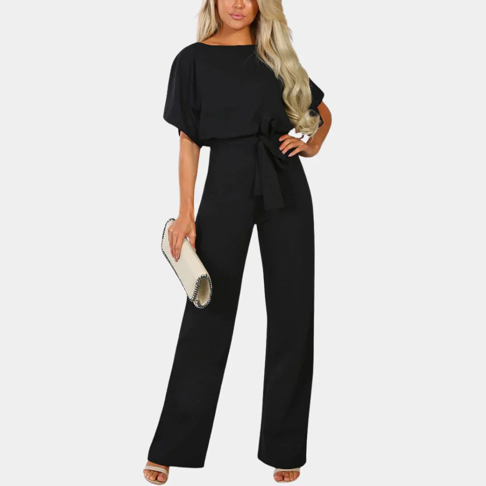 Stijlvolle Dames Jumpsuit Wide Leg Elegant Zoemer - StudioMarella