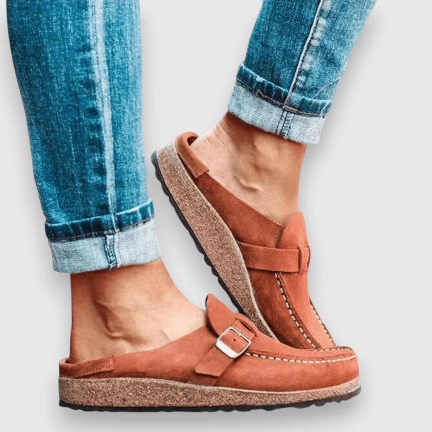 Dames Instaploafer Leer Comfortabele Pasvorm