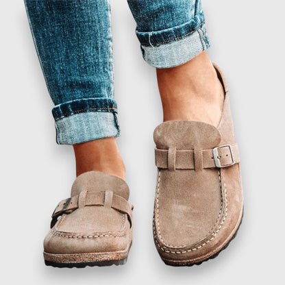 Dames Instaploafer Leer Comfortabele Pasvorm