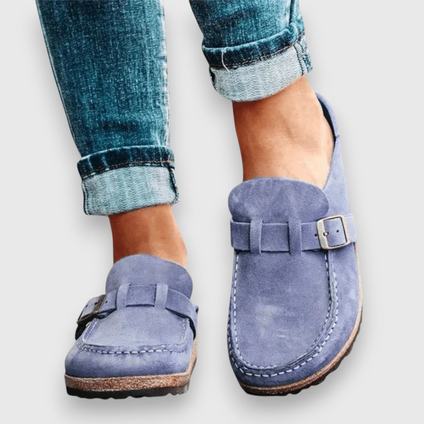 Dames Instaploafer Leer Comfortabele Pasvorm