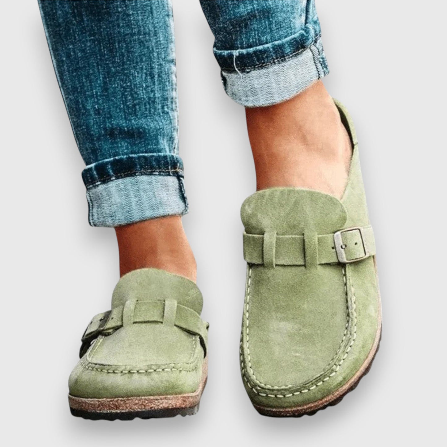 Dames Instaploafer Leer Comfortabele Pasvorm