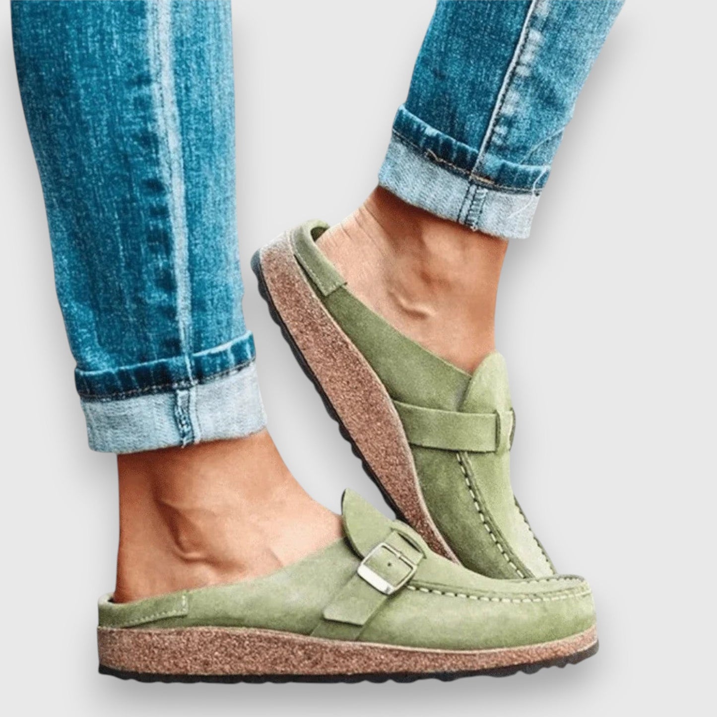 Dames Instaploafer Leer Comfortabele Pasvorm