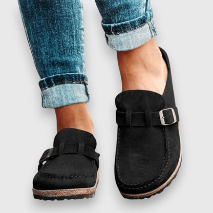 Dames Instaploafer Leer Comfortabele Pasvorm