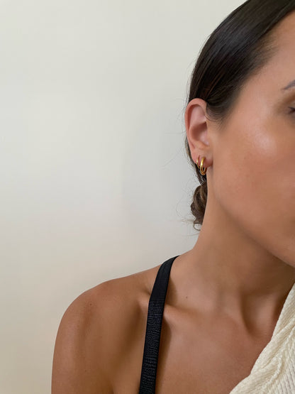 Sophie | Dames Oorbellen - Elegante Zilver Spiraal Statement Oorbellen 3