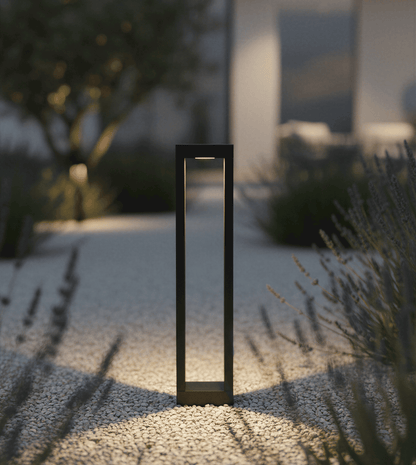 Buitenlamp Paal LED 10W IP65 Aluminium Zwart 60cm Tuin Oprit Pad Modern