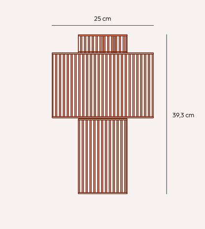Hanglamp Gevlochten Katoen Natuurlijk Design 25cm Boho Sfeerverlichting