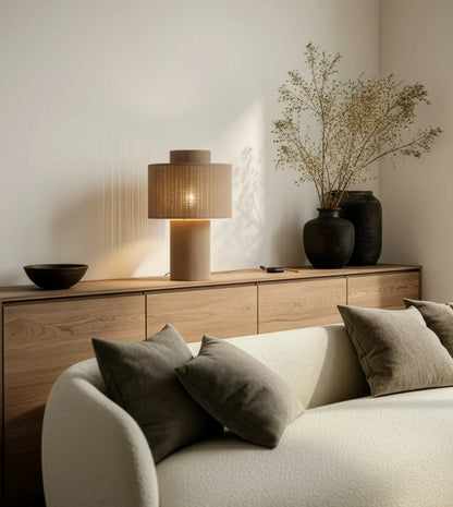 Hanglamp Gevlochten Katoen Natuurlijk Design 25cm Boho Sfeerverlichting