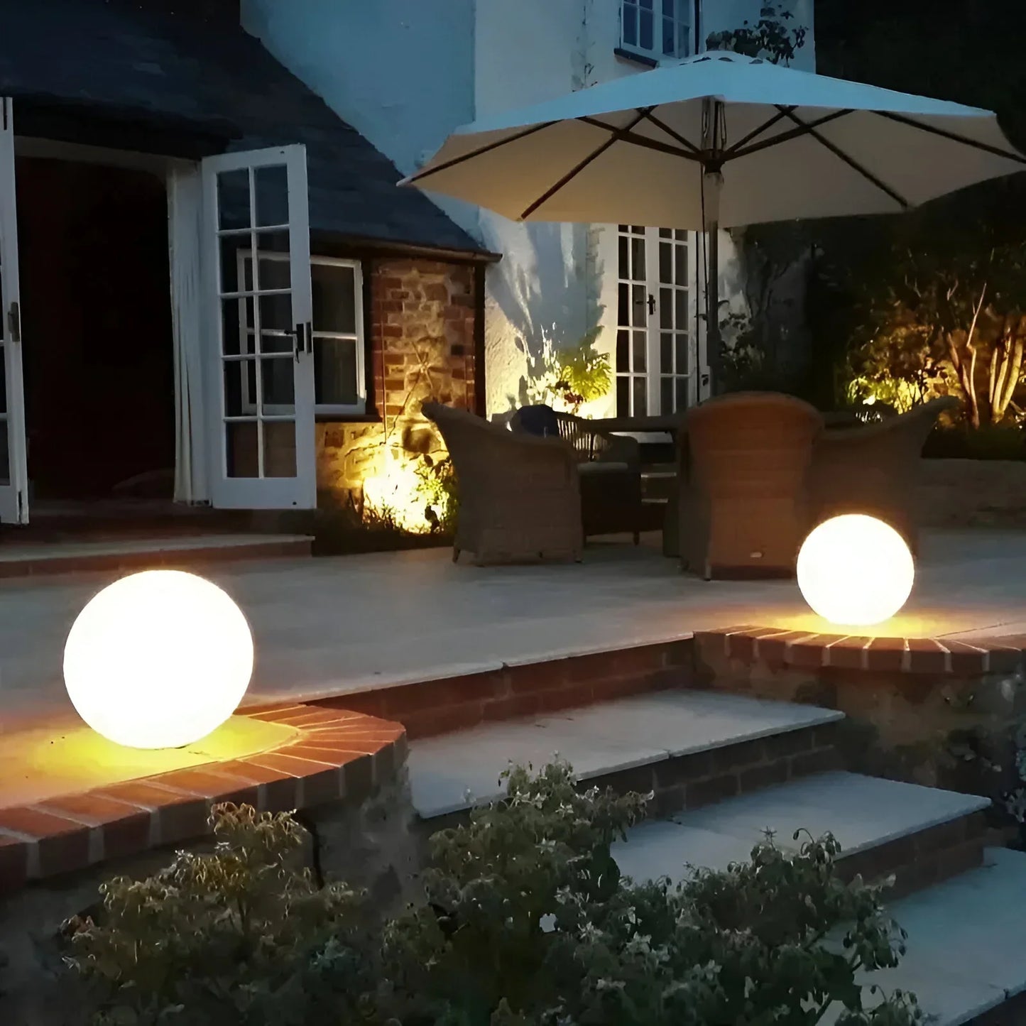 Draadloze LED bol lamp voor binnen en buiten, waterdicht en oplaadbaar