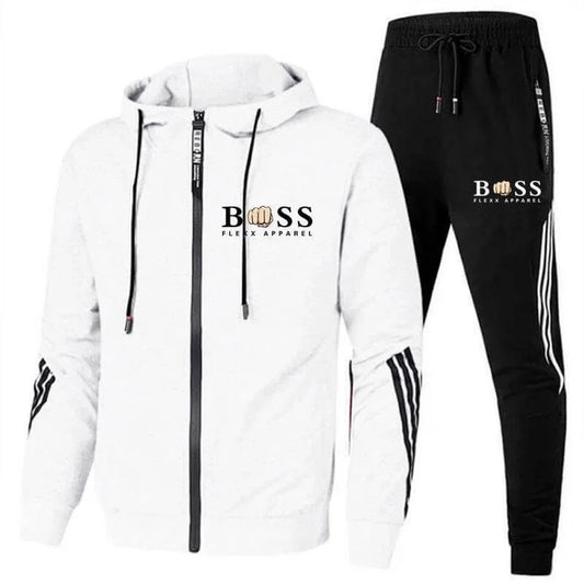 Heren Trainingspak met Hoodie en Elastische Broek - StudioMarella